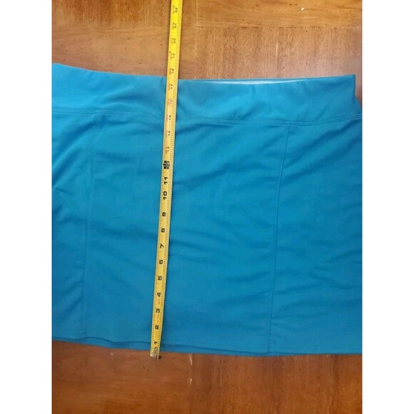 Adidas Clima-cool Turquoise‎ Stretch Skort Skirt Athletic Athleisure Sz XL - Picture 6 of 6